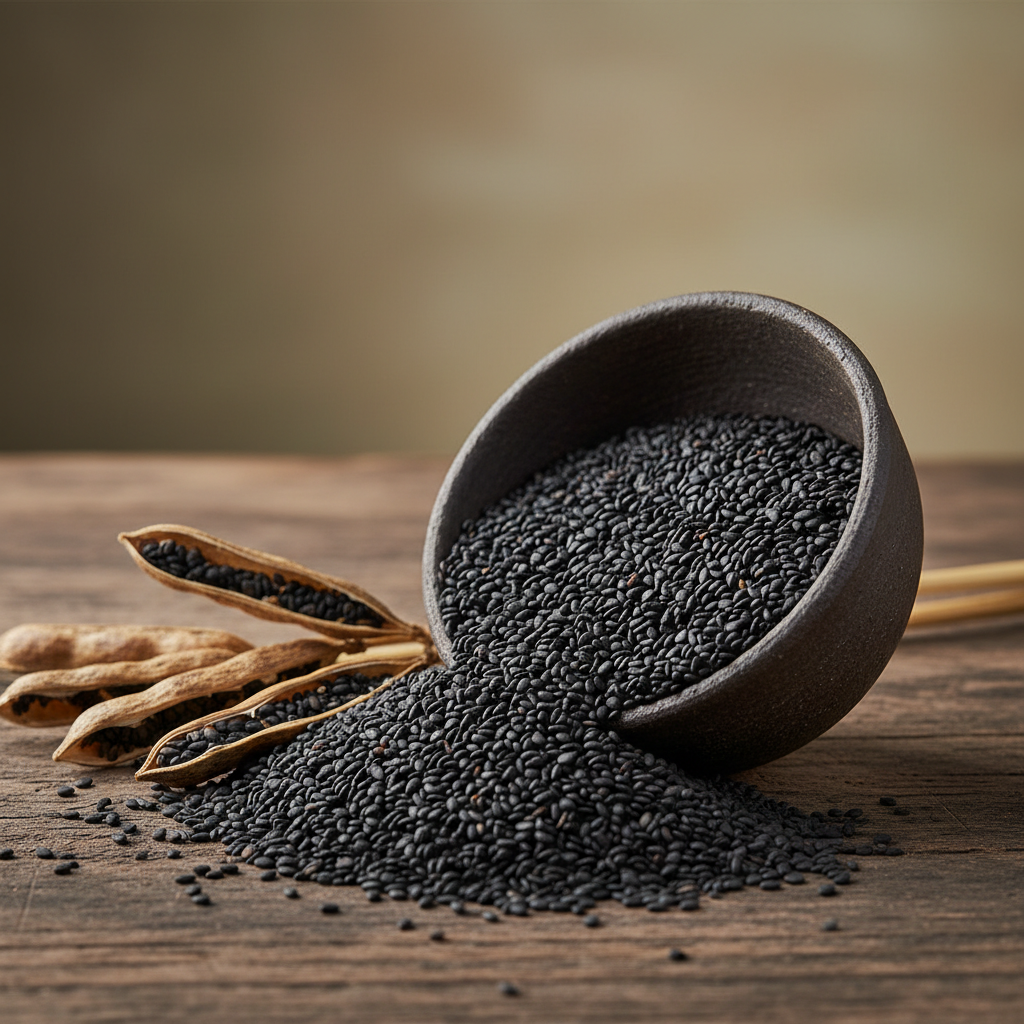 Black Sesame Seeds Display Image