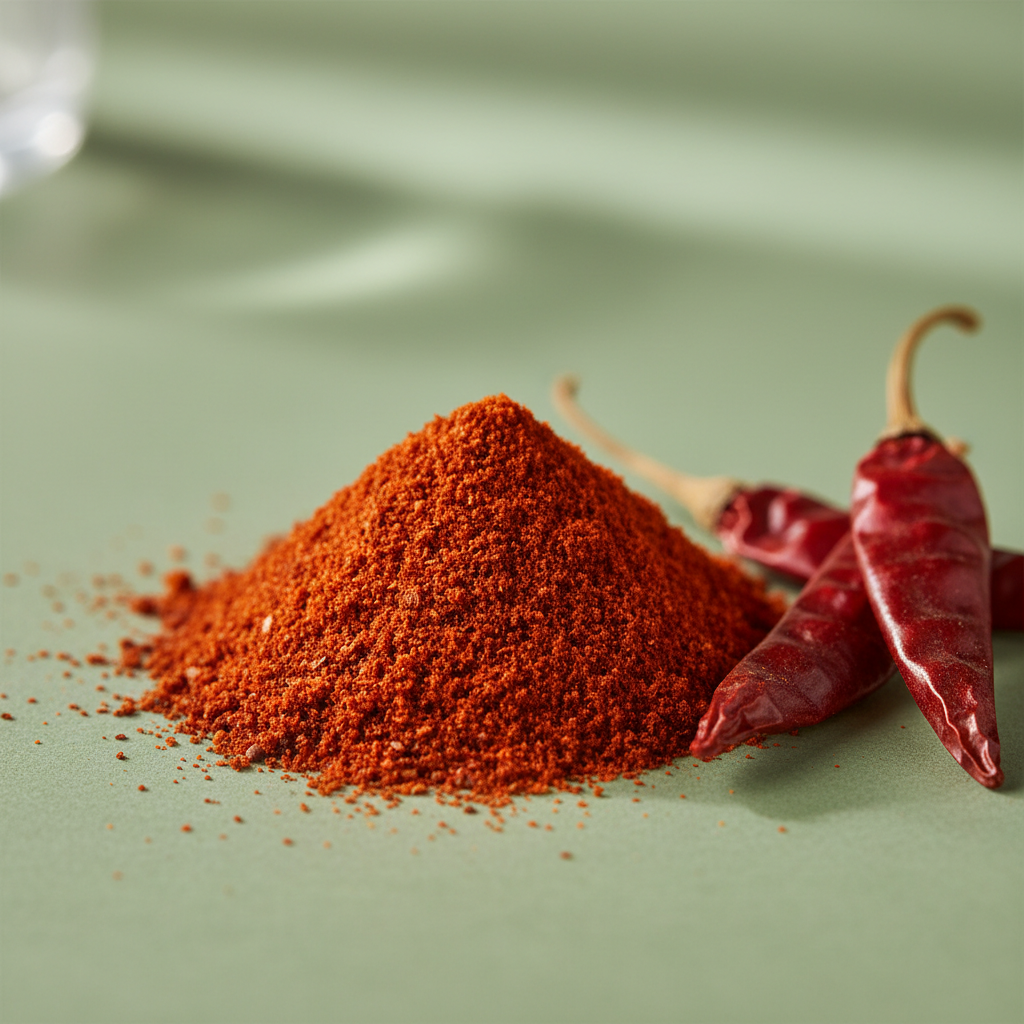 Chilli Powder Macro Close-Up