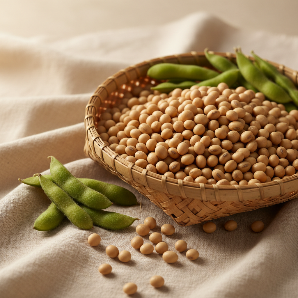 Soyabean Whole Bamboo Basket
